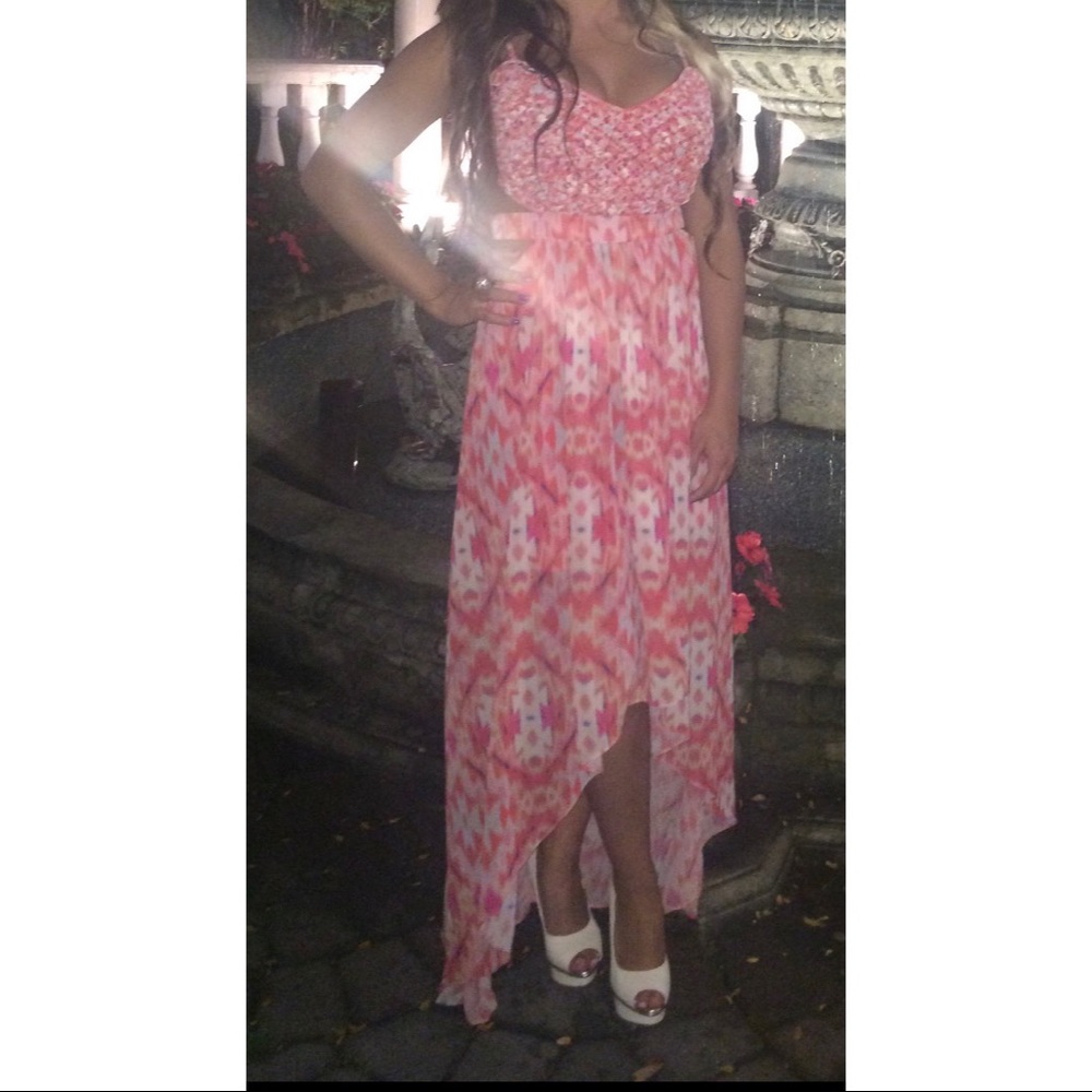 Marciano special occasion high low dress